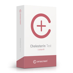 Verpackung des Cholesterin Tests von cerascreen
