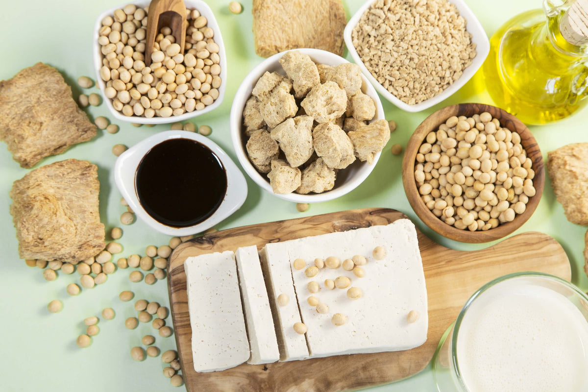 Verschiedene Sojaprodukte, die Sie bei Soja-Allergie meiden sollten