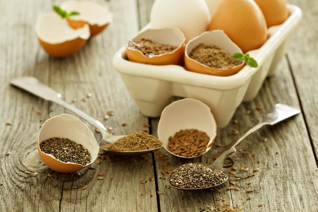 Veganer Ei-Ersatz in Eierschalen