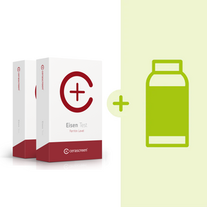 2 Eisen-Tests von cerascreen, Eisenpräparat