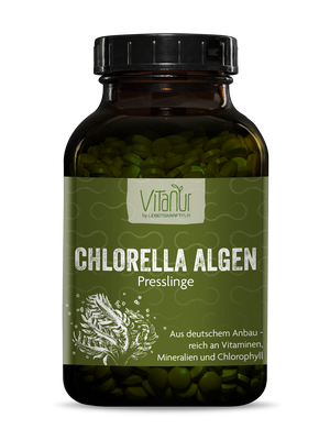 Chlorella Algen Presslinge