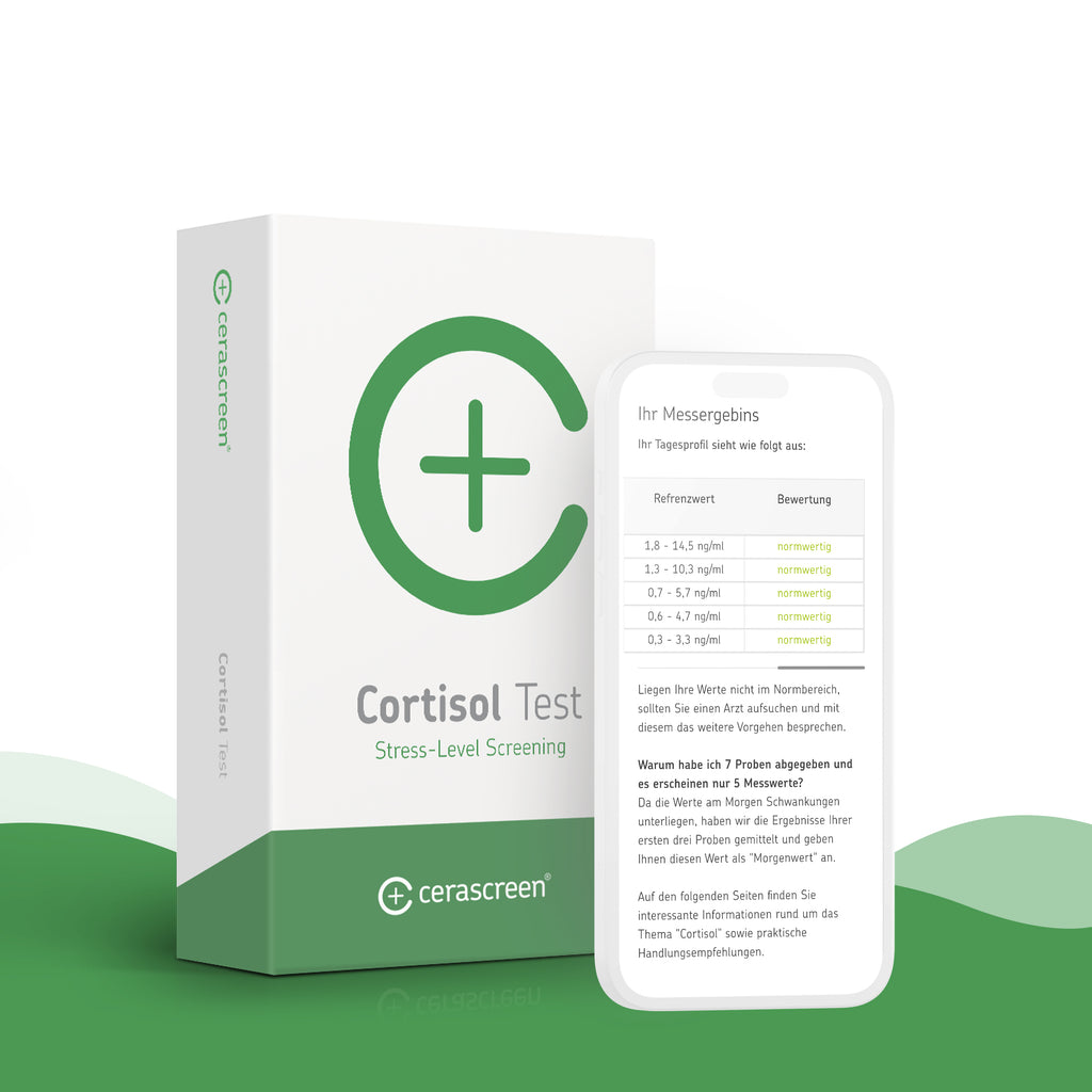 Cortisol-Test – Cortisolspiegel Zuhause messen | cerascreen