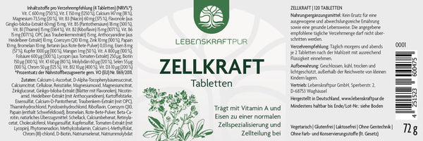 Zellkraft Tabletten