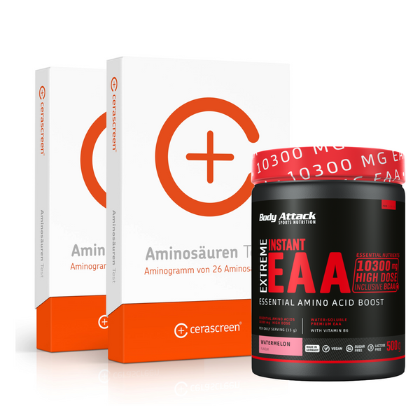 Aminosäuren-Kontrollset: Test + Supplement