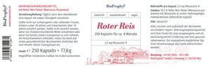 Roter Reis Kapseln