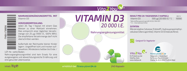 Vitamin D3 Kapseln