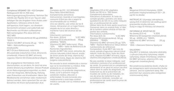 Vitamin D3 Tropfen (D3 + K2)