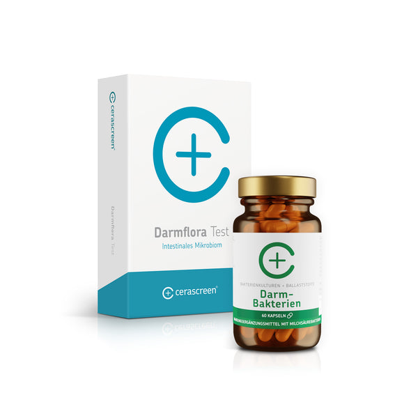 Darmflora Testkit + Darmbakterien Nahrungsergänzungsmittel