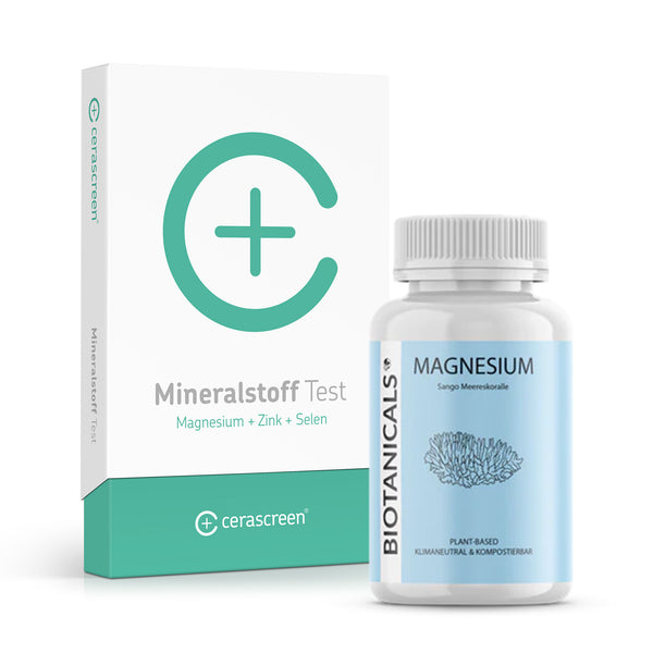 Mineralstoff Test von cerascreen, Magnesium von Biotanicals