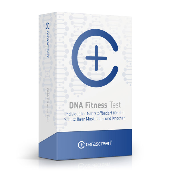 Verpackung des DNA Fitness Tests von cerascreen