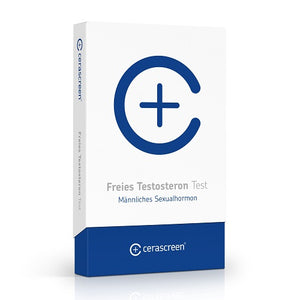 Verpackung des Freies Testosteron Tests von cerascreen