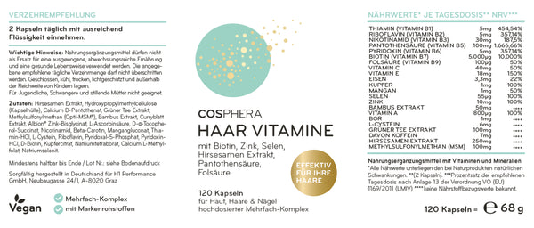 Haar Vitamine Kapseln