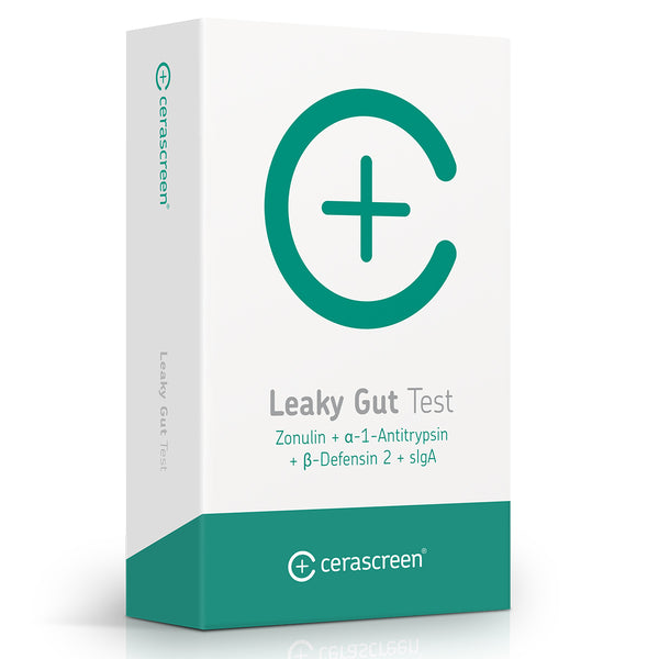 Verpackung des Leaky Gut Tests von cerascreen