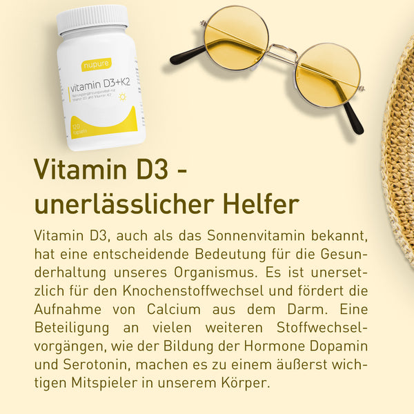 Vitamin D3 Kapseln (D3+K2)