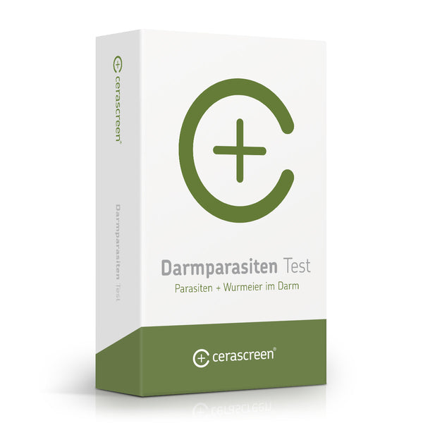 Verpackung des Darmparasiten Tests von cerascreen