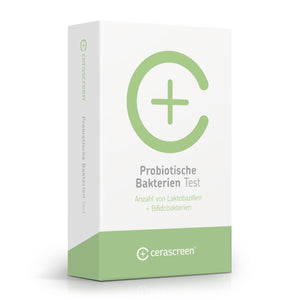 Verpackung des Probiotische Bakterien Tests von cerascreen