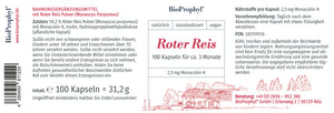 Roter Reis Kapseln