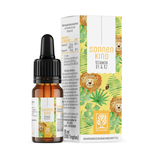 vitamin d tropfen aufbewahrung kühlschrank Sonnenkind Vitamin D Tropfen (D3 + K2)