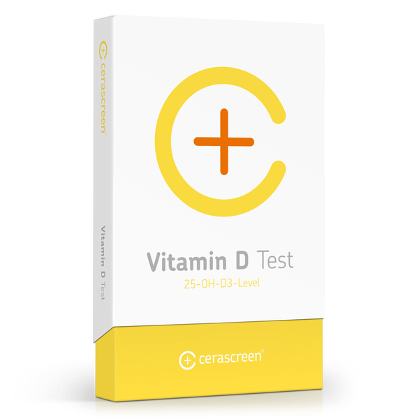 Verpackung des Vitamin D Tests von cerascreen