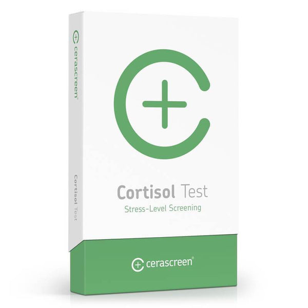 Verpackung des Cortisol Tests von cerascreen