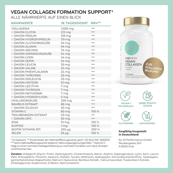 Veganes Collagen Kapseln